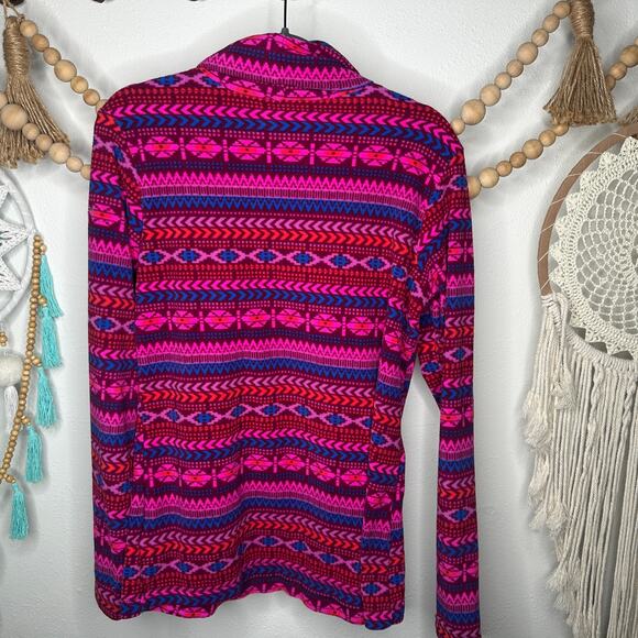 Columbia Glacial Aztec Print Fleece Turtleneck - Picture 3 of 4